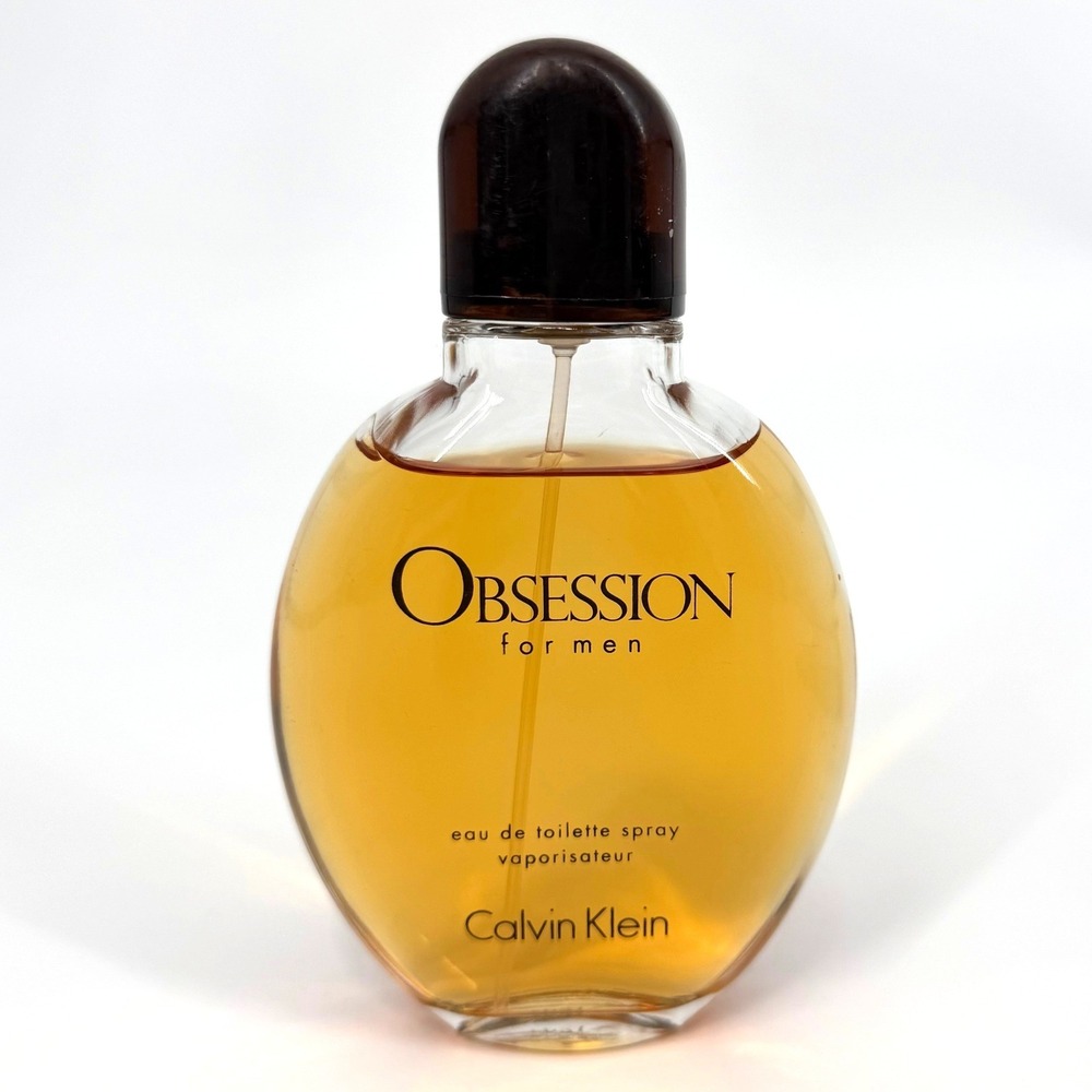 Calvin Klein Obsession for Men Eau de Toilette Spray 4.0‎ oz 125ml - SEE PHOTOS